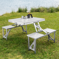 Klappmöbel-Set Outdoor Camping Klapptisch Tischset von Better Home