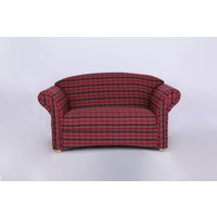 Loretta 1-2-Sitzer Sofa - Rot Kariert von Better Home