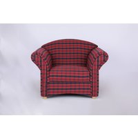 Loretta 1-Sitzer Sofa – Rot Kariert von Better Home