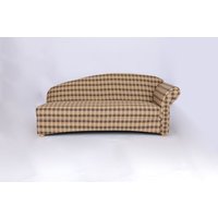 Loretta 2-3-Sitzer Sofa mit rechter Armlehne – Kariert & Braun von Better Home