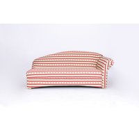 Loretta 2-3-Sitzer Sofa mit rechter Armlehne – Streifen in Rot & Blumenmuster von Better Home