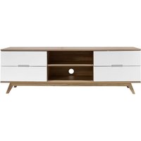 TV-Lowboard, ca. 150 x 40 x 50 cm - Weiß von Better Home