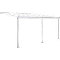 Terrassendach/Veranda, ca. 434 x 303 x 258 cm - Weiß von Better Home