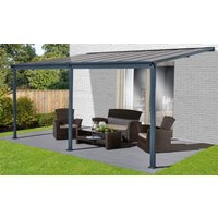 Terrassendach/Veranda, ca. 495 x 303 x 258 cm - Anthrazit von Better Home