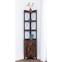 Wohnzimmerregal, ca. 31,7 x 31,7 x 180 cm - Braun von Better Home