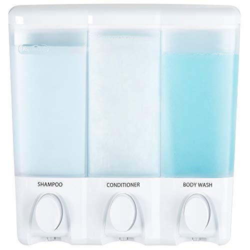 Better Living Products 72350 Clear Choice Duschspender mit 3 Kammern, Weiß von Better Living