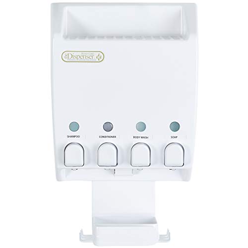 Better Living Products 75453 Ulti-Mate 4 White Dispenser mit Dusche Caddy von Better Living