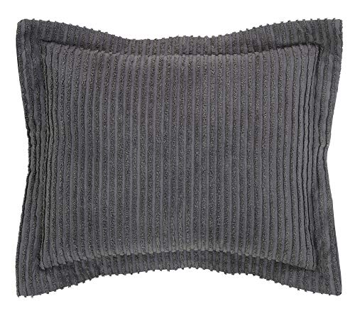 Better Trends Jullian Collection is super Soft and Light Weight in Bold Stripes Design 100% Baumwolle, getuftet, einzigartig, luxuriös, maschinenwaschbar, trocknergeeignet, grau, 27" x 21" (Pack of 1) von Better Trends