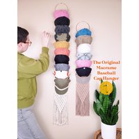 Makramee Baseball Cap Kleiderbügel - Made-To-Order Hängende Hutablage von BetterDaysMacrame