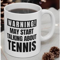 Lustiges Tennis Geschenk, Becher, Spieler Fan, Geschenke Für Männer, Geschenk Trainer, Kaffeebecher von BetterGiftStore