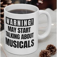 Musicals Geschenk, Tasse, Musical Geschenke, Broadway Geschenk Für Musikliebhaber, Theater von BetterGiftStore