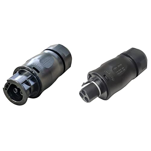 Betteri BC01 Netzanschluss Buchse Netzstecker AC 3-polig IP67 & Betteri BC01 Netzanschluss Stecker male Netzstecker AC 3-polig IP67 von Betteri