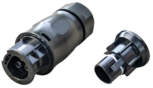 Yubaoly Betteri BC01 Netzanschluss Buchse Netz Stecker mit Endkappe im Set IP67 3-polig-524-DE2 von Betteri