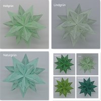 sterne/Bascetta-sterne Aus Papier in Diversen Grüntönen Und Verschiedenen Größen sterne/Bascetta-sterne Aus Papier in Diversen Grüntönen Und Verschiedenen Größen von BettinasBastelBude