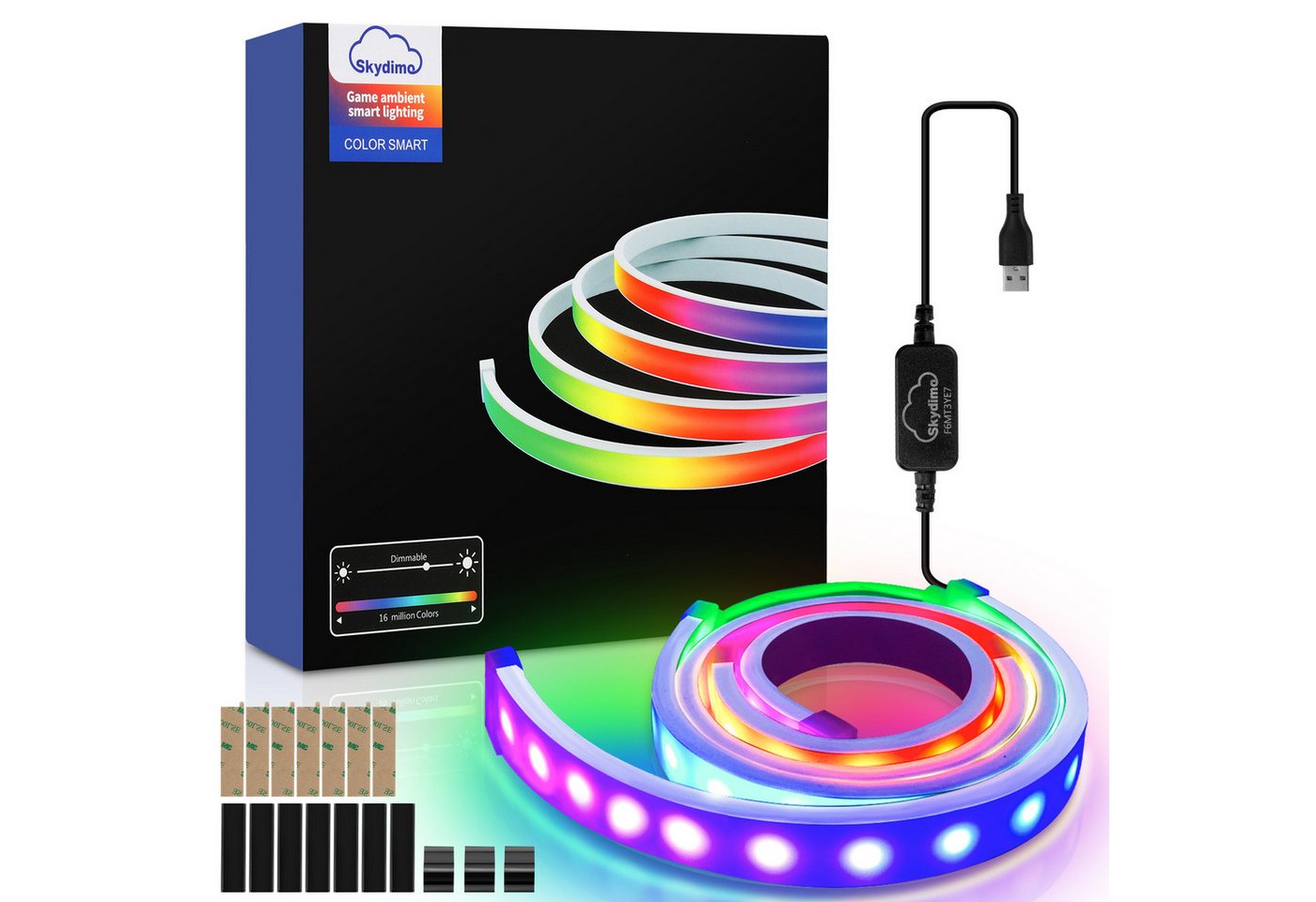 Bettizia LED-Streifen LED Streifen Stripe USB PC Backlight LichtBand Beleuchtung RGB 32 Zoll von Bettizia