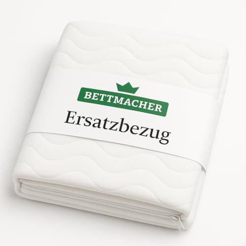 Topperbezug 180x200cm 5-7 cm Kernhöhe waschbar 60°C OEKOTex Reißverschluss Mikrofaser von Bettmacher