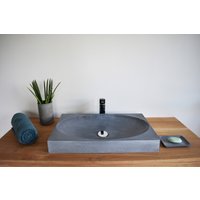 Beton Badezimmer Spüle | Schiff Senke Waschbecken Countertop Betoneitelkeit von BettonDesign