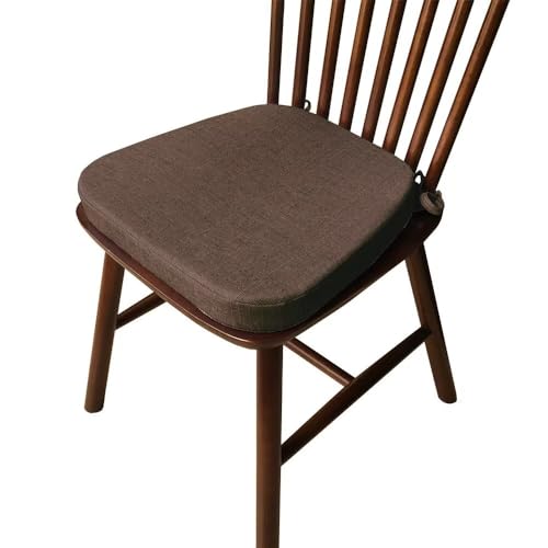 2er Set Stuhlkissen mit Bändern, Waschbare Sitzkissen rutschfest,Stuhlauflage Stuhlpolster Sitzkissen,Leinen Memory Baumwolle Kissen für Zuhause Büro Küche Esszimmer 2er Set Stuhlkissen mit Bändern, Waschbare Sitzkissen rutschfest,Stuhlauflage Stuhlpolster Sitzkissen,Leinen Memory Baumwolle Kissen für Zuhause Büro Küche Esszimmer von Bettschlange