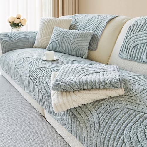 Couch Überzug,Sofa Überzug,Sofa-Schutzhülle mit Rutschfester Unterlage,Neue Universelle rutschfeste Solide Strukturierte Sofabezug für Wohnzimmer,H-Hellgrau,45x45cm Couch Überzug,Sofa Überzug,Sofa-Schutzhülle mit Rutschfester Unterlage,Neue Universelle rutschfeste Solide Strukturierte Sofabezug für Wohnzimmer,H-Hellgrau,45x45cm von Bettschlange