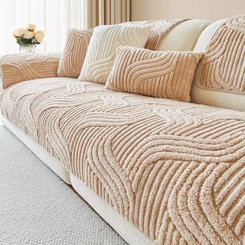 Couch Überzug,Sofa Überzug,Sofa-Schutzhülle mit Rutschfester Unterlage,Neue Universelle rutschfeste Solide Strukturierte Sofabezug für Wohnzimmer,H-Kaffee,90x240cm Couch Überzug,Sofa Überzug,Sofa-Schutzhülle mit Rutschfester Unterlage,Neue Universelle rutschfeste Solide Strukturierte Sofabezug für Wohnzimmer,H-Kaffee,90x240cm von Bettschlange