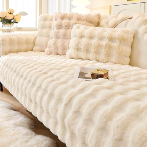 Kaninchen Plüsch Sofabezug L Form 1 2 3 4 Sitzer, Sofa Überzug Ecksofa U Form, 2023 Neue Universelle rutschfeste Sofaschoner, Superweiche SofaÜberwurf aus Kunstpelz für Wohnzimmer Kaninchen Plüsch Sofabezug L Form 1 2 3 4 Sitzer, Sofa Überzug Ecksofa U Form, 2023 Neue Universelle rutschfeste Sofaschoner, Superweiche SofaÜberwurf aus Kunstpelz für Wohnzimmer von Bettschlange