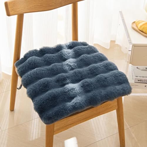 Sitzkissen, 4er Set Stuhlkissen 40x40cm mit Bändern, Plüsch Komfort Sitzpolster Büro Lazy Warm Stuhlauflage, Auflagen für Stühle für Kleine Stühle Zuhause, Küche, Büro,Dunkelgrau Sitzkissen, 4er Set Stuhlkissen 40x40cm mit Bändern, Plüsch Komfort Sitzpolster Büro Lazy Warm Stuhlauflage, Auflagen für Stühle für Kleine Stühle Zuhause, Küche, Büro,Dunkelgrau von Bettschlange