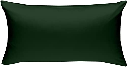 Bettwaesche-mit-Stil Mako Interlock Jersey Bettwäsche Kissen Uni/enfarbig 100% Baumwolle 40x80, Tannengrün Bettwaesche-mit-Stil Mako Interlock Jersey Bettwäsche Kissen Uni/enfarbig 100% Baumwolle 40x80, Tannengrün von Bettwaesche-mit-Stil