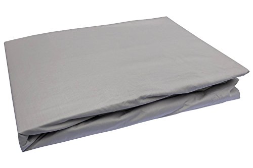 Bettwaesche-mit-Stil Mako Perkal Spannbettlaken/Spannbetttuch (90 x 200 cm, Taupe - Braun) von Bettwaesche-mit-Stil