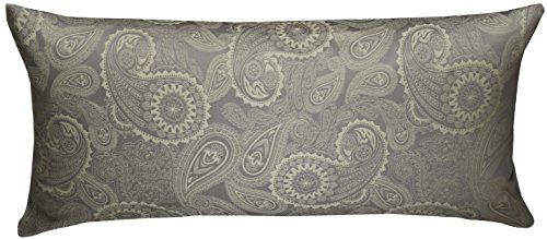 Mako Satin Damast Paisley Bettwäsche Garnitur Davos Kissenbezug 40x80 hell grün - grau von Bettwaesche-mit-Stil