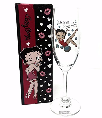 Betty Boop Champagnerglas/Proseccoflöte/Weinglas von Betty Boop