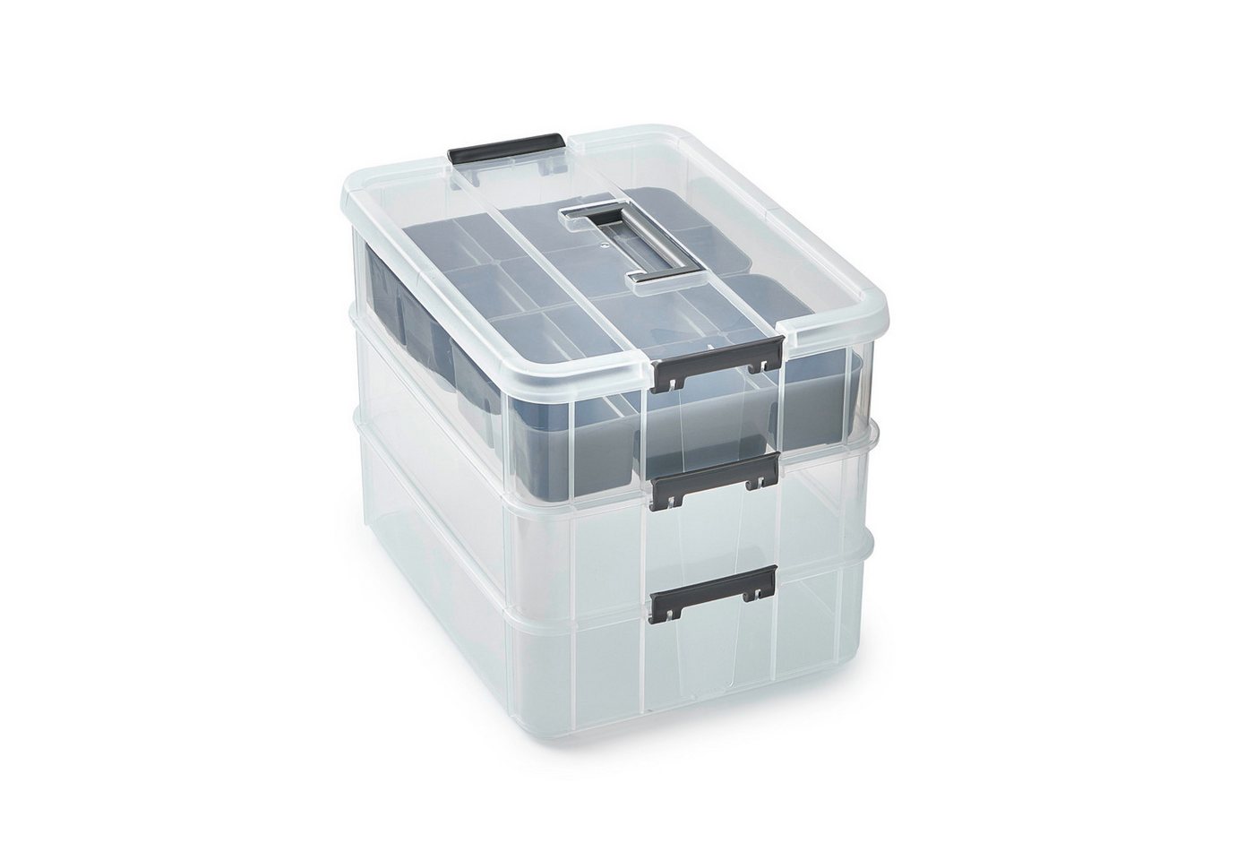 Betty Bossi Aufbewahrungsbox für Medikamente Organizer Kunsstoff Größen M und L (1 St) von Betty Bossi