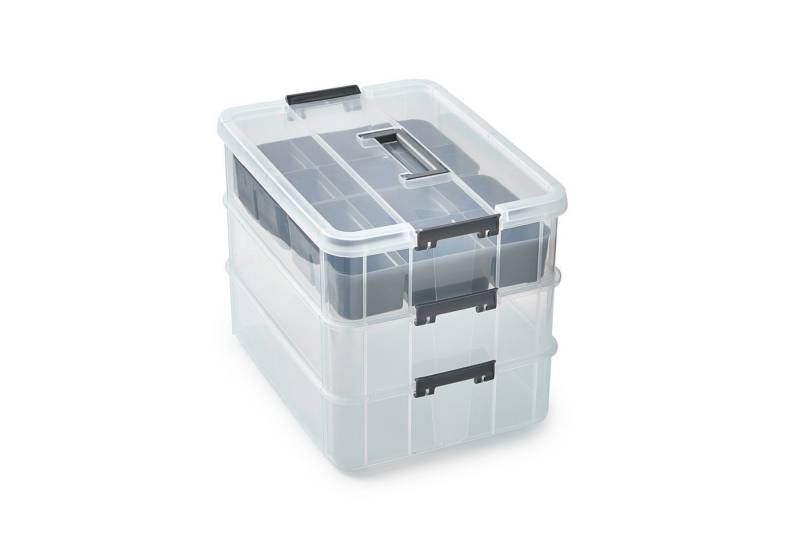 Betty Bossi Aufbewahrungsbox für Medikamente Organizer Kunsstoff Größen M und L (1 St) von Betty Bossi