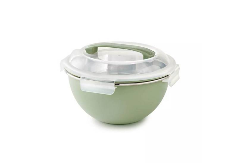 Betty Bossi Aufbewahrungsdose Edelstahlschüssel mit Transportdeckel Rührschüssel Salat Ø 27 cm von Betty Bossi