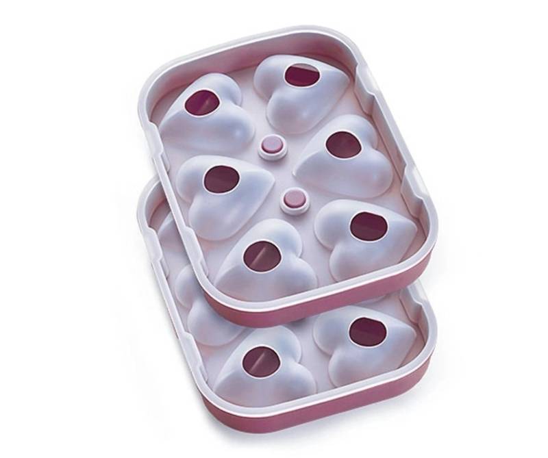 Betty Bossi Backform 3D-Backform Herz, (2-tlg), Silikon von Betty Bossi