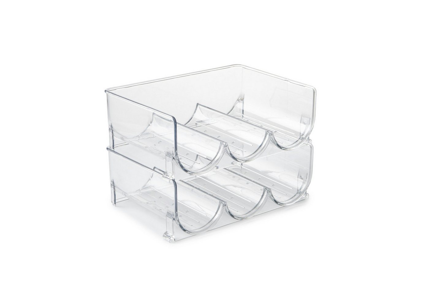 Betty Bossi Flaschenregal 2er Set Flaschenregal, stapelbar für Flaschen bis 1 Liter, 2-tlg. von Betty Bossi