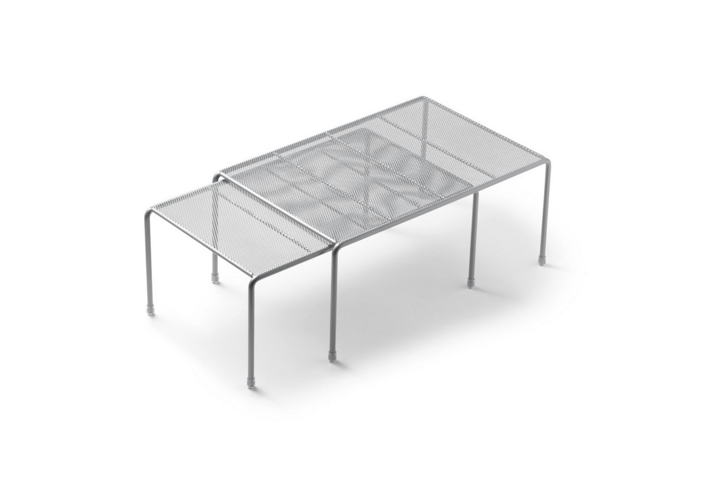 Betty Bossi Inneneinteilung Schrankeinsatz, Edelstahl - 2er-Set (2 St), Passt in jeden Schrank mit 23 cm Tiefe von Betty Bossi