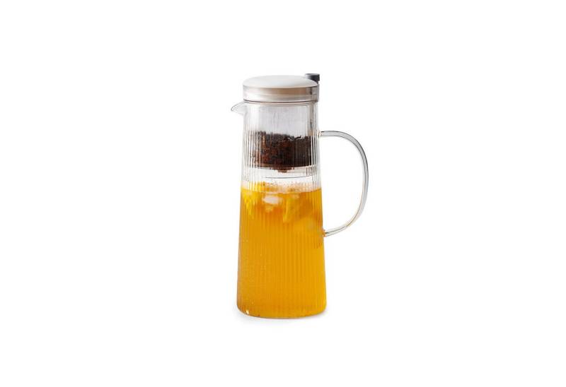 Betty Bossi Karaffe Glaskrug Wasserkaraffe Tee Früchte Eis mit Sieb und Deckel von Betty Bossi
