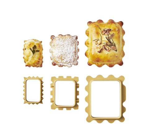 Betty Bossi Krapfen-Ausstecher - 3er-Set verschiedene Größen klein mittel groß Blätterteigkissen Empanadas Gebäck Küchenhelfer Backen Zubehör Kunststoff von Betty Bossi