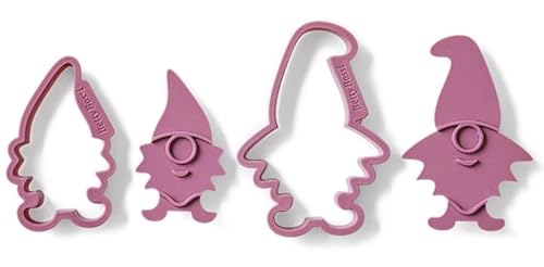 Betty Bossi - Plätzchen-Ausstecher Wichtel-Set 32151 – 3-teiliges Set für festliche Wichtel-Plätzchen – Ideal für Weihnachten, Zuckerguss-Dekoration und Plätzchenbacken von Betty Bossi