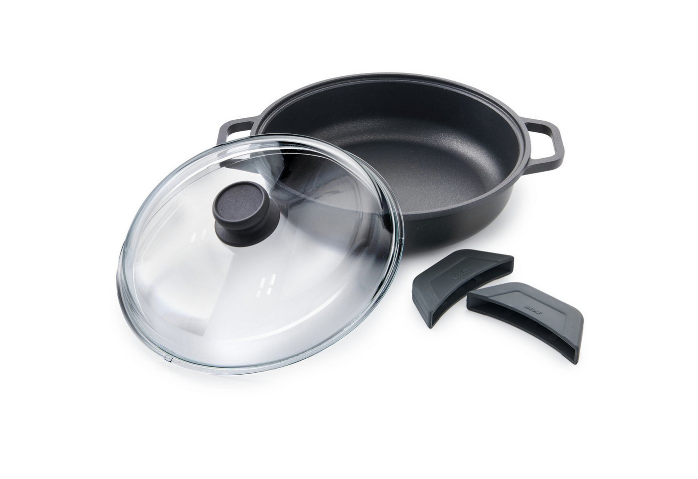 Betty Bossi Schmorpfanne mit Glasdeckel 24cm ofenfest Antihaft-Beschichtung, Aluminiumguss Betty Bossi Schmorpfanne mit Glasdeckel 24cm ofenfest Antihaft-Beschichtung, Aluminiumguss von Betty Bossi