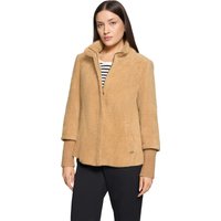 Betty&Co Fellimitatjacke "Damen Kuscheljacke mit Rippbündchen" von Betty & Co