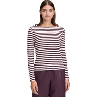 Betty&Co Kurzarmshirt "Damen Ringelshirt mit U-Boot-Ausschnitt" 1 Stk. tlg. von Betty & Co