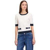 Betty&Co Kurzarmshirt "Damen Feinstrickpullover mit Rundhalsausschnitt" 1 Stk. tlg. von Betty & Co
