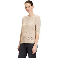 Betty&Co Kurzarmshirt "Damen Strickpullover mit Rundhalsausschnitt" 1 Stk. tlg. Struktur von Betty & Co