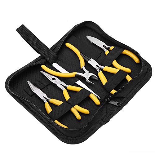 5 stücke Professionelle Schmuck Zangen Tools Kit Runde Bent Nase Perlen Machen DIY von Betued