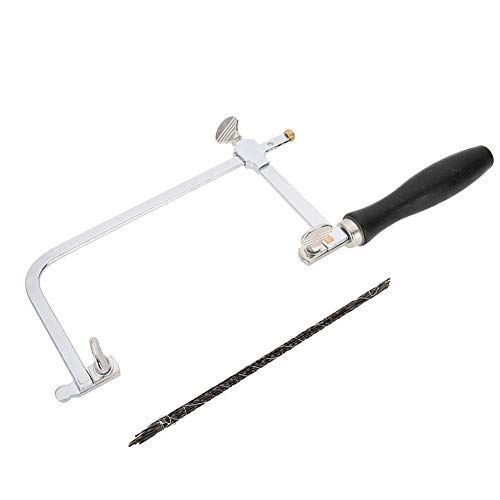 Einstellbare Sawbow U-Form Metallsäge DIY Handwerkzeuge 12st Spiralsäge für Schmuck Handwerk (B) von Betued