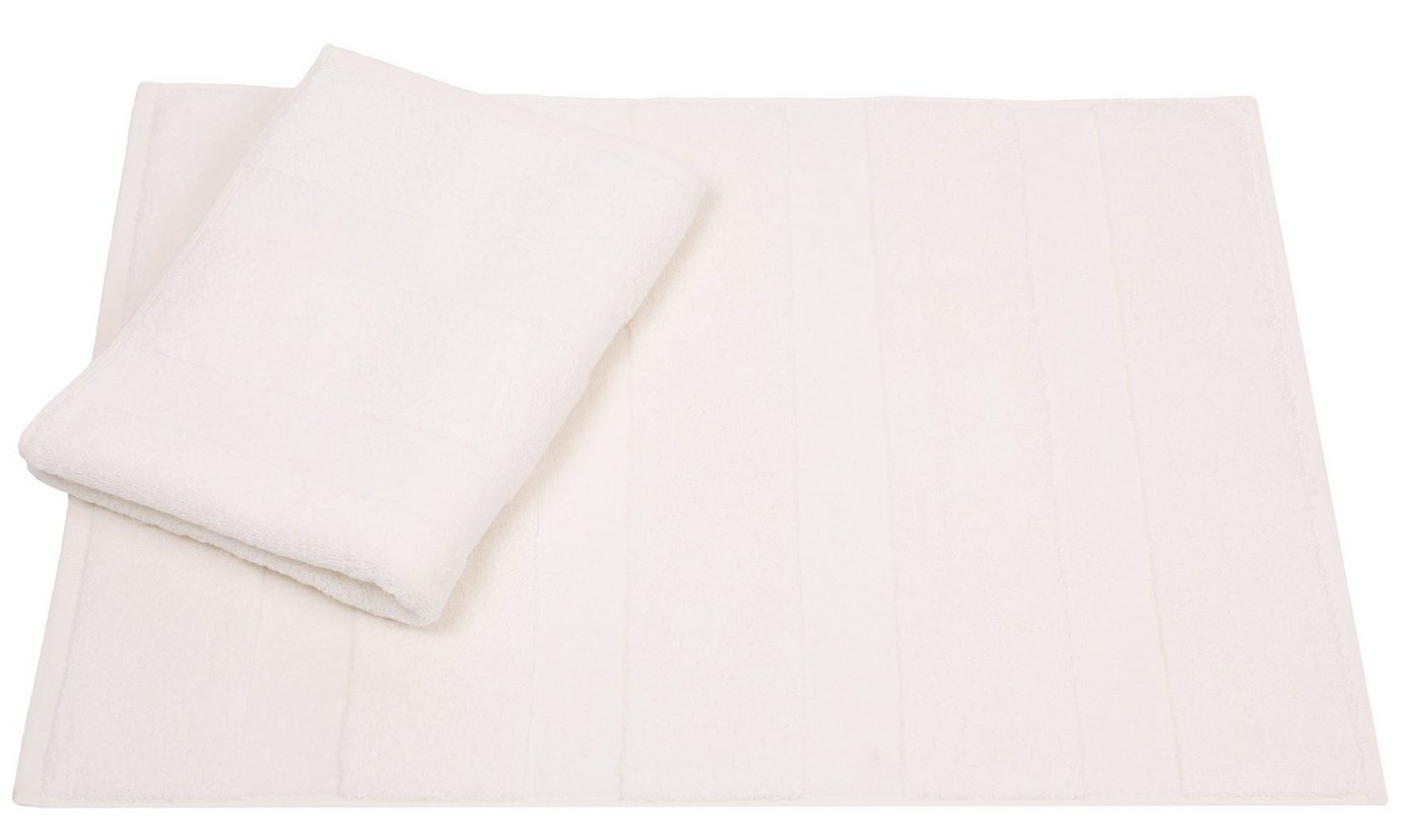 Betz Badematte 2er Set Badvorleger Deluxe Größe 50 x 68 cm, strapazierfähig, Baumwolle, rechteckig, unbeschichtet Betz Badematte 2er Set Badvorleger Deluxe Größe 50 x 68 cm, strapazierfähig, Baumwolle, rechteckig, unbeschichtet von Betz