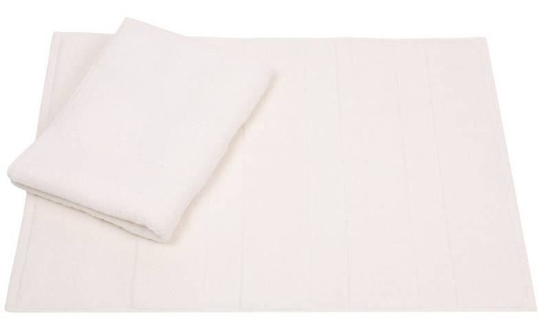 Betz Badematte 2er Set Badvorleger Deluxe Größe 50 x 68 cm, strapazierfähig, Baumwolle, rechteckig, unbeschichtet Betz Badematte 2er Set Badvorleger Deluxe Größe 50 x 68 cm, strapazierfähig, Baumwolle, rechteckig, unbeschichtet von Betz