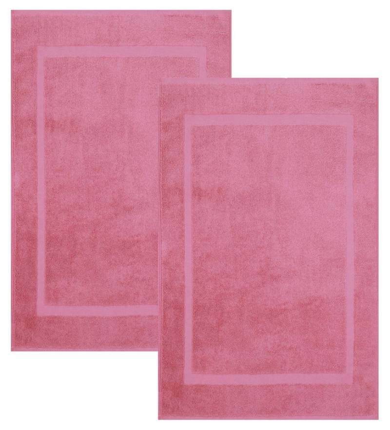 Betz Badematte 2 Stück Badvorleger Premium Badteppich Größe 50x70 cm, unbeschichtet, beidseitig nutzbar, beidseitig nutzbar, Baumwolle, Qualität 650g/m² Betz Badematte 2 Stück Badvorleger Premium Badteppich Größe 50x70 cm, unbeschichtet, beidseitig nutzbar, beidseitig nutzbar, Baumwolle, Qualität 650g/m² von Betz
