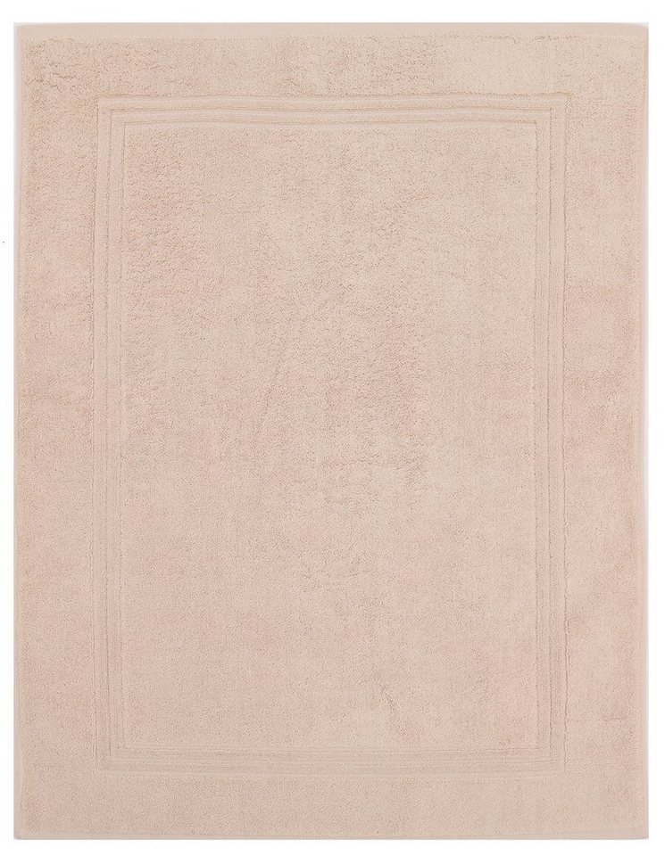 Betz Badematte Badvorleger Luxus XXL Badematte Badteppich Duschvorleger 950g/m², beidseitig nutzbar, Baumwolle, rechteckig, Farbe beige von Betz
